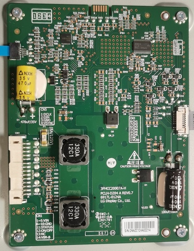 [36-] PANASONIC TX-L47 ET 60 E – Carte inverter 3PHCC20007A-H PCLH-D204 A REV0.7 6917L-0124A