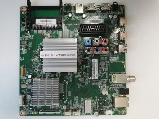 [64-] PHILIPS 43PUH6101/88 – Carte mère 715G8132-MOE-B00-005K