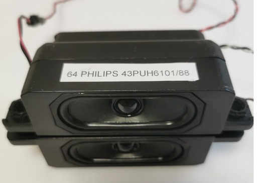 [64-] PHILIPS 43PUH6101/ – 88 haut-parleurs 2 PIECES